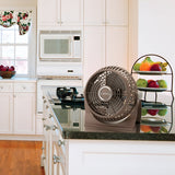 Lasko 10" Breeze Machine Pivoting Floor/Table Fan, 2 Speeds - 505