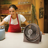 Lasko 10" Breeze Machine Pivoting Floor/Table Fan, 2 Speeds - 505