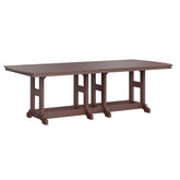 Berlin Gardens Garden Classic 44" x 96" Rectangular Table - Counter Height- GCOT4496CBK