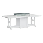 Berlin Gardens Garden Classic 44" x 96" Rectangular Fire Table - Bar Height- GCFT4496BBK