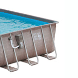 Summer Waves 24ft x 12ft x 52in Rectangle Above Ground Frame Swimming Pool Set - 252707