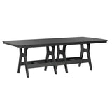 Berlin Gardens Garden Classic 44" x 96" Rectangular Table - Dining Height- GCOT4496DBK