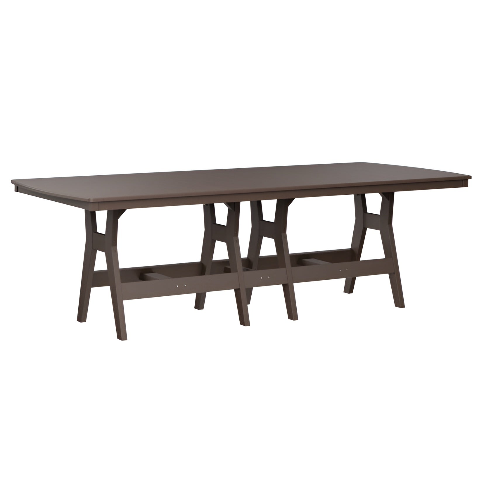 Berlin Gardens Garden Classic 44" x 96" Rectangular Table - Dining Height- GCOT4496DBK