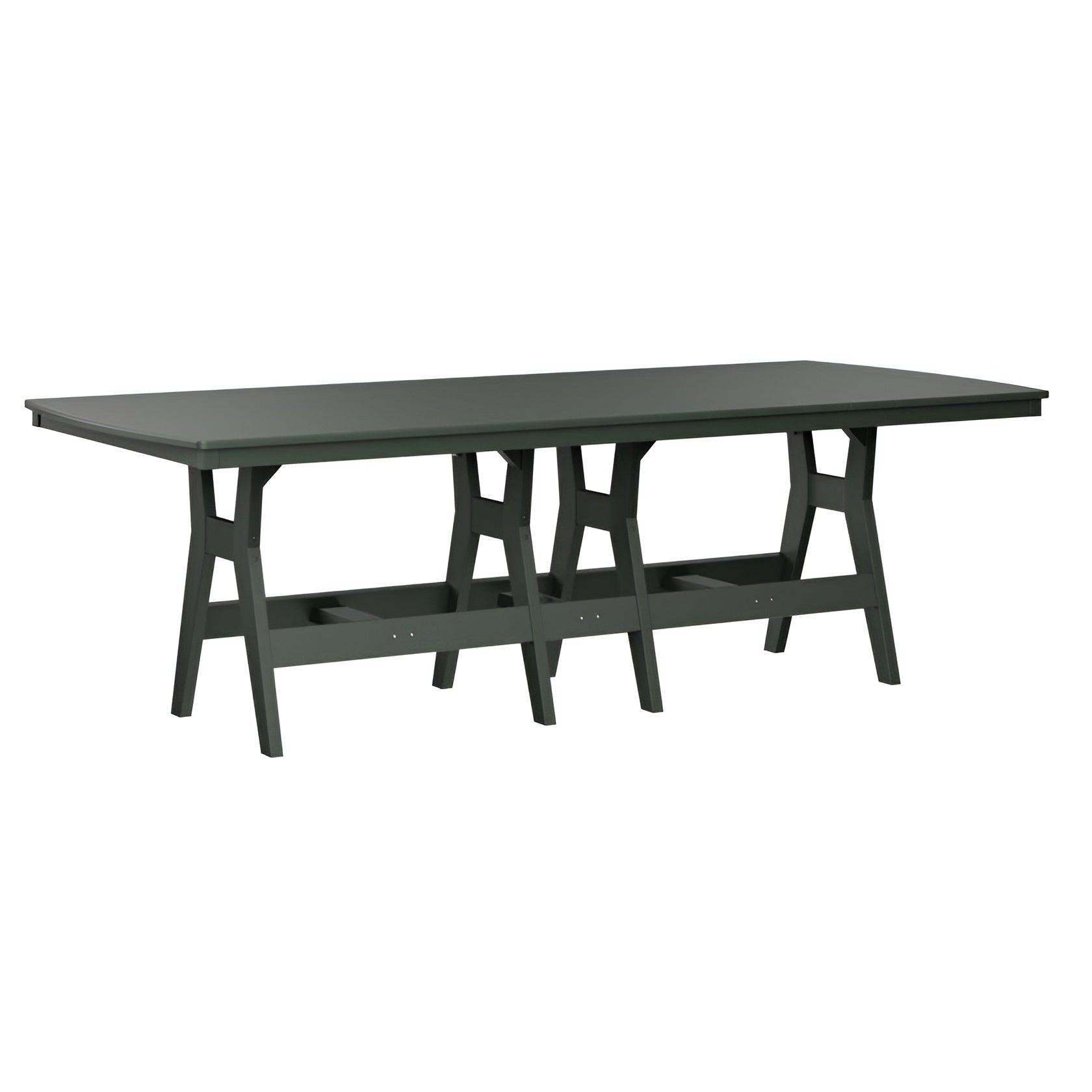 Berlin Gardens Garden Classic 44" x 96" Rectangular Table - Dining Height- GCOT4496DBK