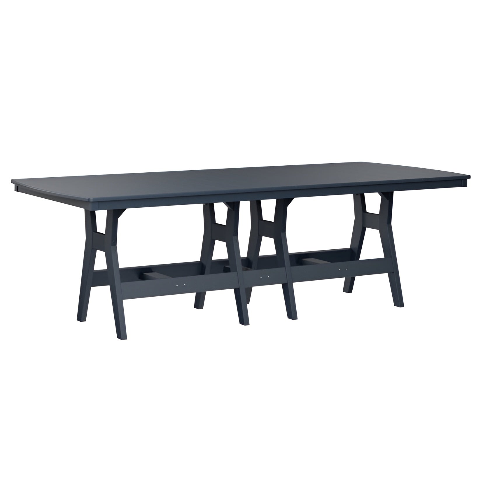 Berlin Gardens Garden Classic 44" x 96" Rectangular Table - Dining Height- GCOT4496DBK