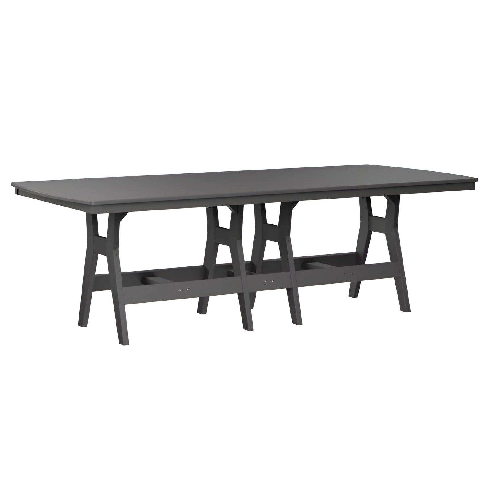 Berlin Gardens Garden Classic 44" x 96" Rectangular Table - Dining Height- GCOT4496DBK