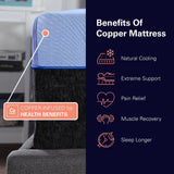 Bridgevine Home 12 inch Refresh Flex Head Memory Foam Hybrid Mattress and Adjustable Base Bundle, Queen Size - B108S00034