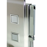 ALFI Modern Stainless Steel Shower Panel with 4 Body Sprays ABSP10