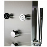 ALFI Stainless Steel Shower Panel with 6 Body Sprays ABSP40
