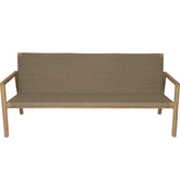 Royal Teak Collection Admiral Sofa - Charcoal - ADS3-G