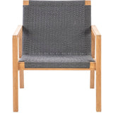 Royal Teak Collection Admiral Club Chair - Charcoal - ADCC-G