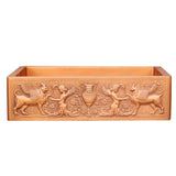 Akicon Single Bowl Farmhouse Apron Copper Kitchen Sink - AKS502-C