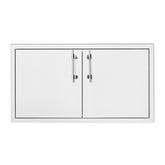 American Muscle Gills 36-Inch Double Access Door w/ Matching AMG Handles - SSDD-36AMG