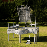 Fuego Criollo BAE1 Stainless Steel Firepit with Grill - BAE