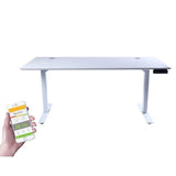 Apexdesk Flex Pro Series 66 Inch Standing Desk - FX-66APP-BLACK