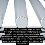 Broil King Baron S 590 Pro Infrared freestanding Gas Grill with Rotisserie & Sear Station - 876944