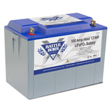 BattleBorn 100Ah 12V LiFePO4 Deep Cycle Battery Deep Cycle Lithium Solar Battery - BB10012