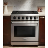 Thor Kitchen 30 in. Propane Gas Range, Range Hood, Dishwasher and Refrigerator, AP-LRG3001ULP-3