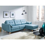 Maxima House Sectional sleeper Sofa with storage Right Facing Chaise - BEN008