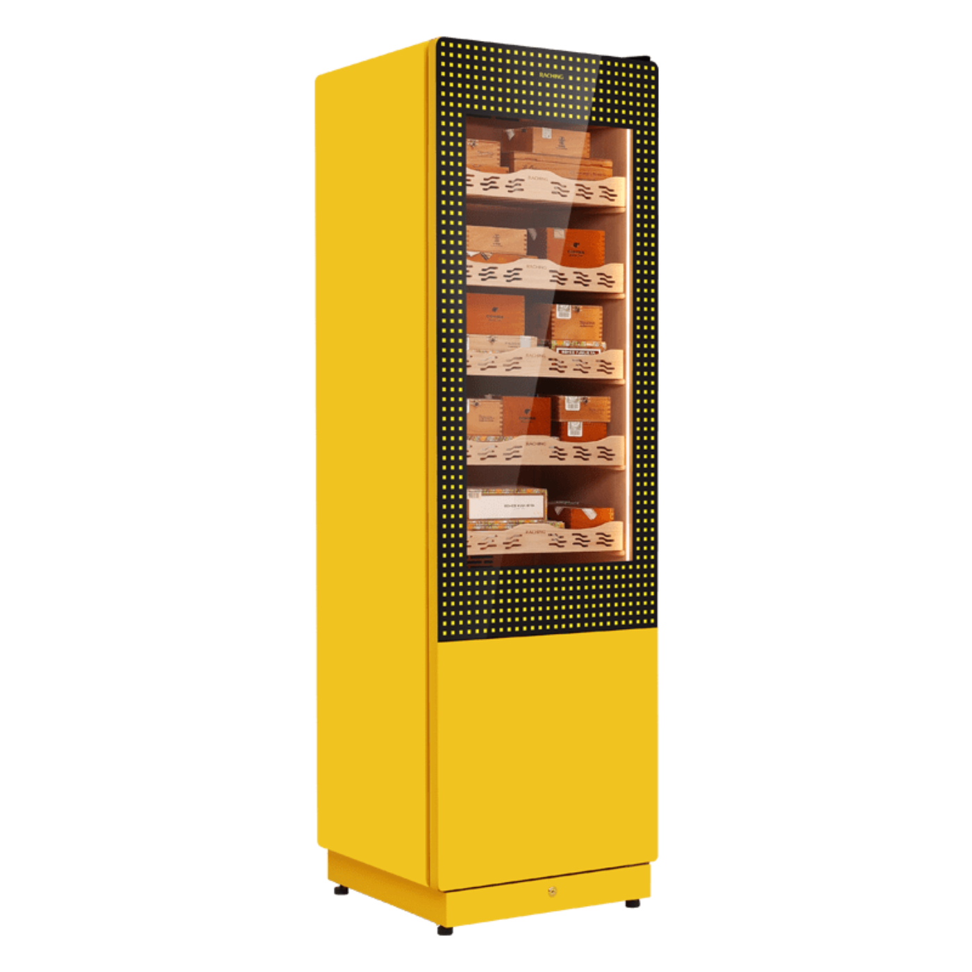 Raching Oak Yellow Cigar Electric Humidor Humidor - COH300A