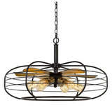 Cal Lighting Margo 60W X 6 Metal Chandelier (Edison Bulbs Not Included) FX-3711-6