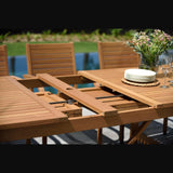 Midtown Concept Leyland Lot Table & 8 Catalina Stacking Armchair - LEYLOT_8CATA