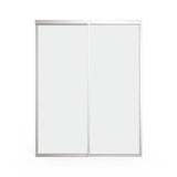 Doors22 90x80 Glass Sliding Room Divider Clear 3 panels - RDB90x80clear