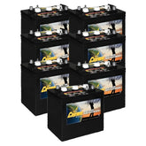 Crown 6V Golf Cart Battery CR-205 6V/205Ah (7 Pack, 42V) - CR-205-7x