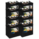 Crown 6V Golf Cart Battery CR-205 6V/205Ah (8 Pack, 48V) - CR-205-8x