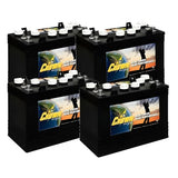 Crown Battery Scissor Lift / Floor Scrubber 6 Volt CR-205 [4 Pack, 24V) - CR-205-4x