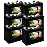 Crown Battery CR-GC150 12Volt/150Ah (6 Pack, 72V) - CG-GC150-6x