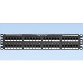 Panduit Punchdown Patch Panel, Cat 5e, Flat, 48 - DP485E88TGY