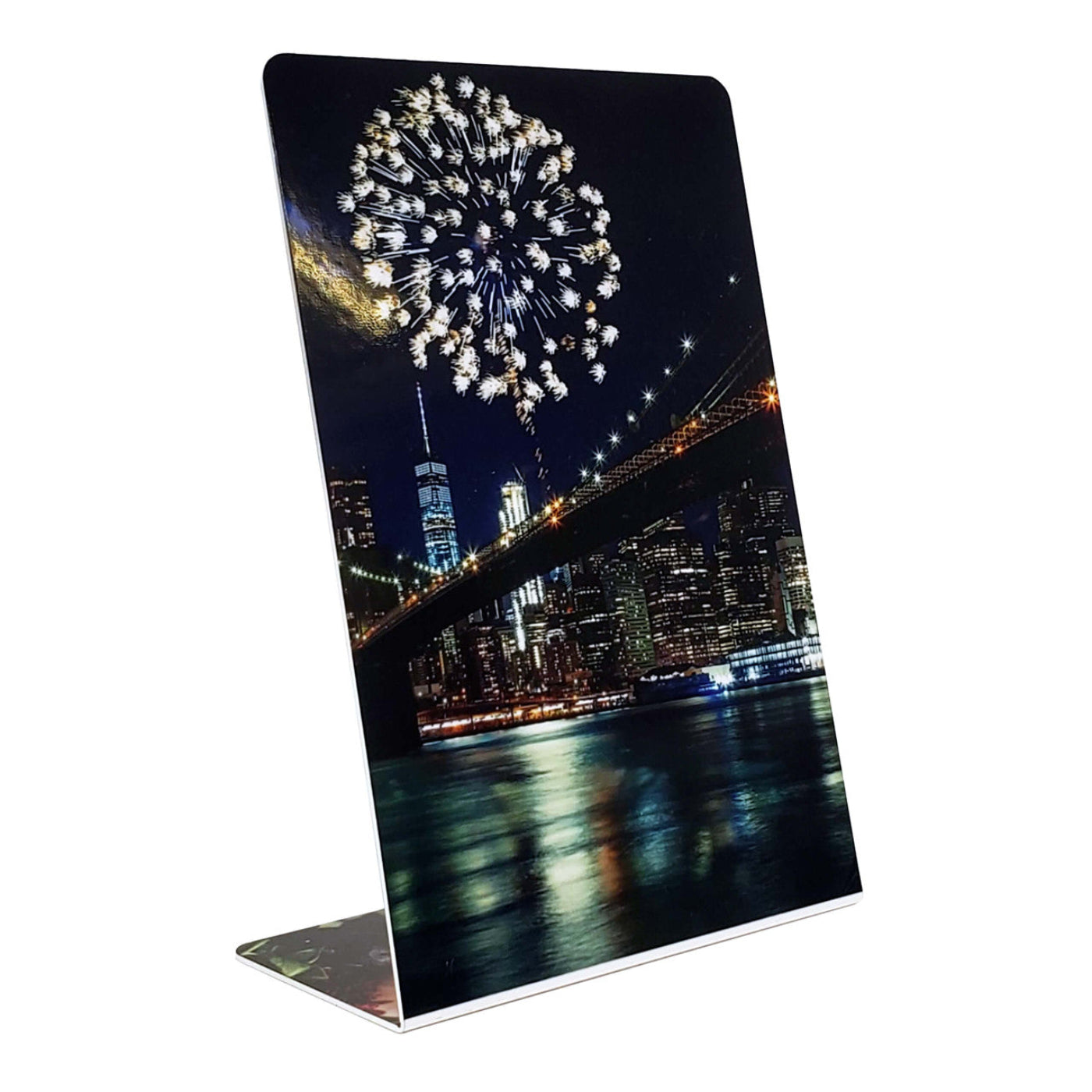 Duraluxe Glossy Two-Sided Easel Frame Sublimation Blanks - 10 Pack