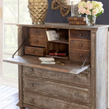 Lovecup Latch Open Aged Writing Desk L039 - 32095328632930