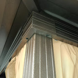 Outsunny 10x10 Hardtop Gazebo with Aluminum Frame - 84C-094V01