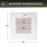 Kai 32" Outdoor Concrete Fire Pit for Patio