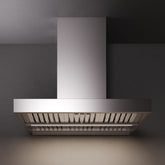 Falmec 1200 Cfm Line Wall Mounted Outdoor Range Hood in Stainless Steel - Folin48w12os