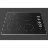 Fulgor Milano 24 in. 300 Series Electric Cooktop with 4 Burners and Glass Ceramic Cooktop in Stainless Steel - F3RK24S2
