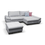 Maxima House GREY Sectional Sleeper Sofa - BEN038