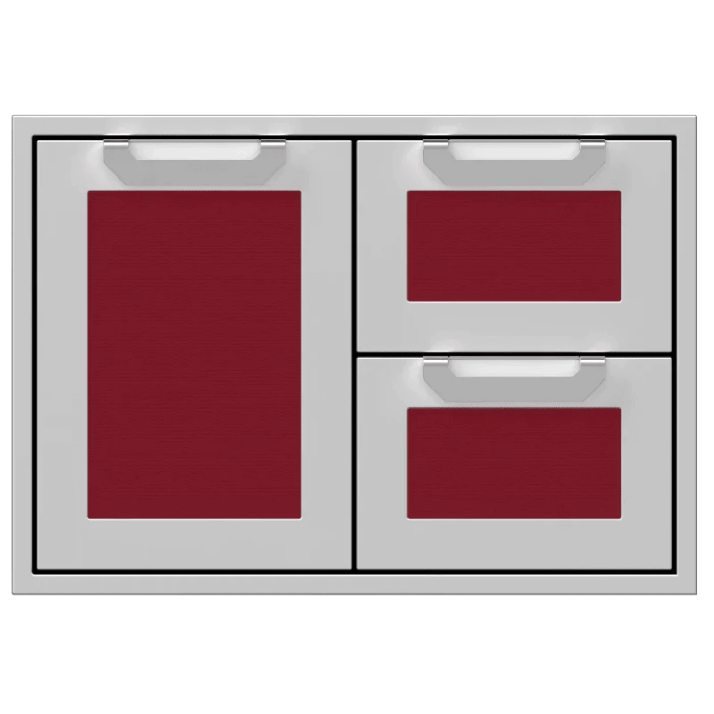 Hestan 30-Inch Double Drawer and Storage Door Combination - AGSDR30-SS