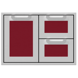 Hestan 30-Inch Double Drawer and Storage Door Combination - AGSDR30-SS