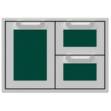 Hestan 30-Inch Double Drawer and Storage Door Combination - AGSDR30-SS