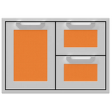 Hestan 30-Inch Double Drawer and Storage Door Combination - AGSDR30-SS