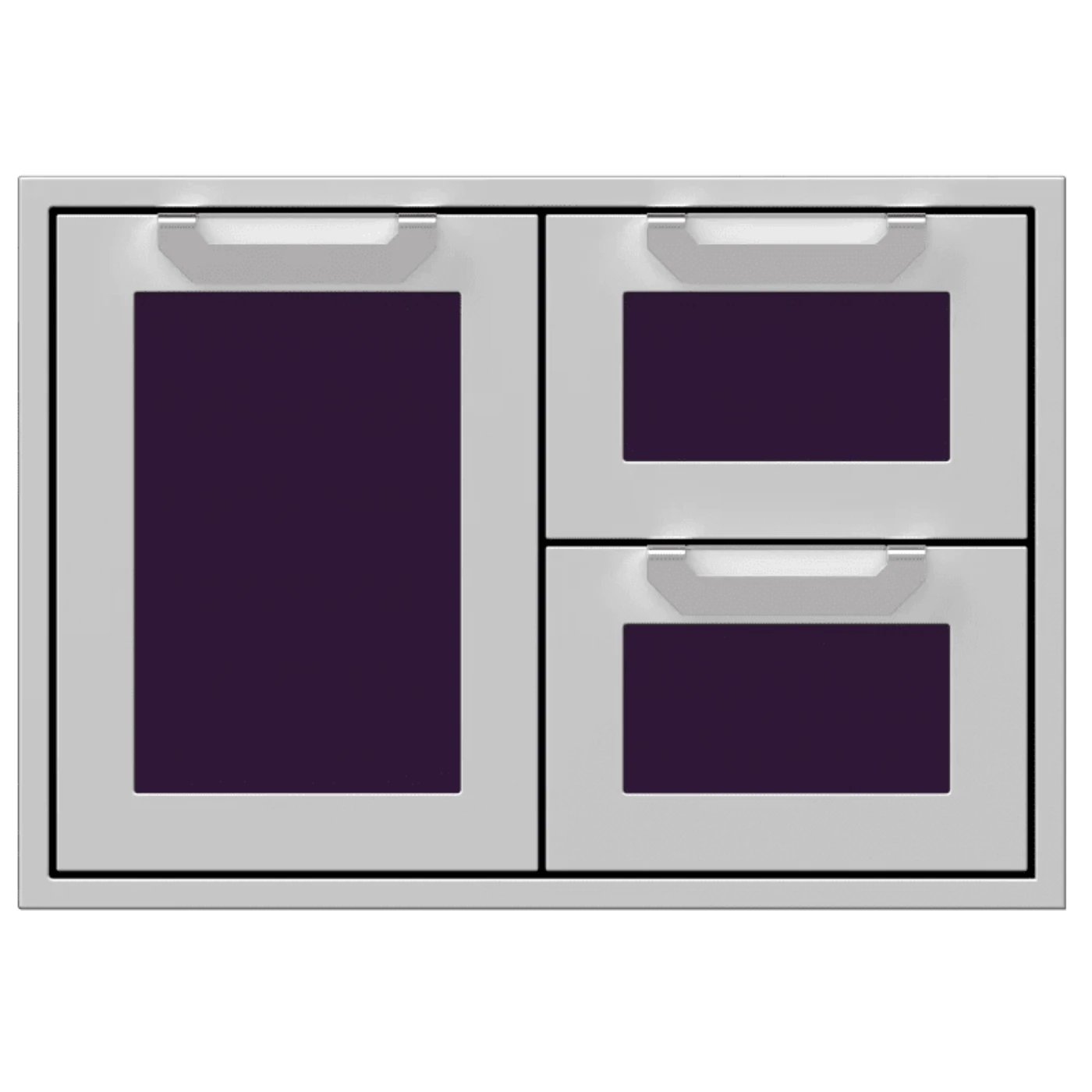 Hestan 30-Inch Double Drawer and Storage Door Combination - AGSDR30-SS