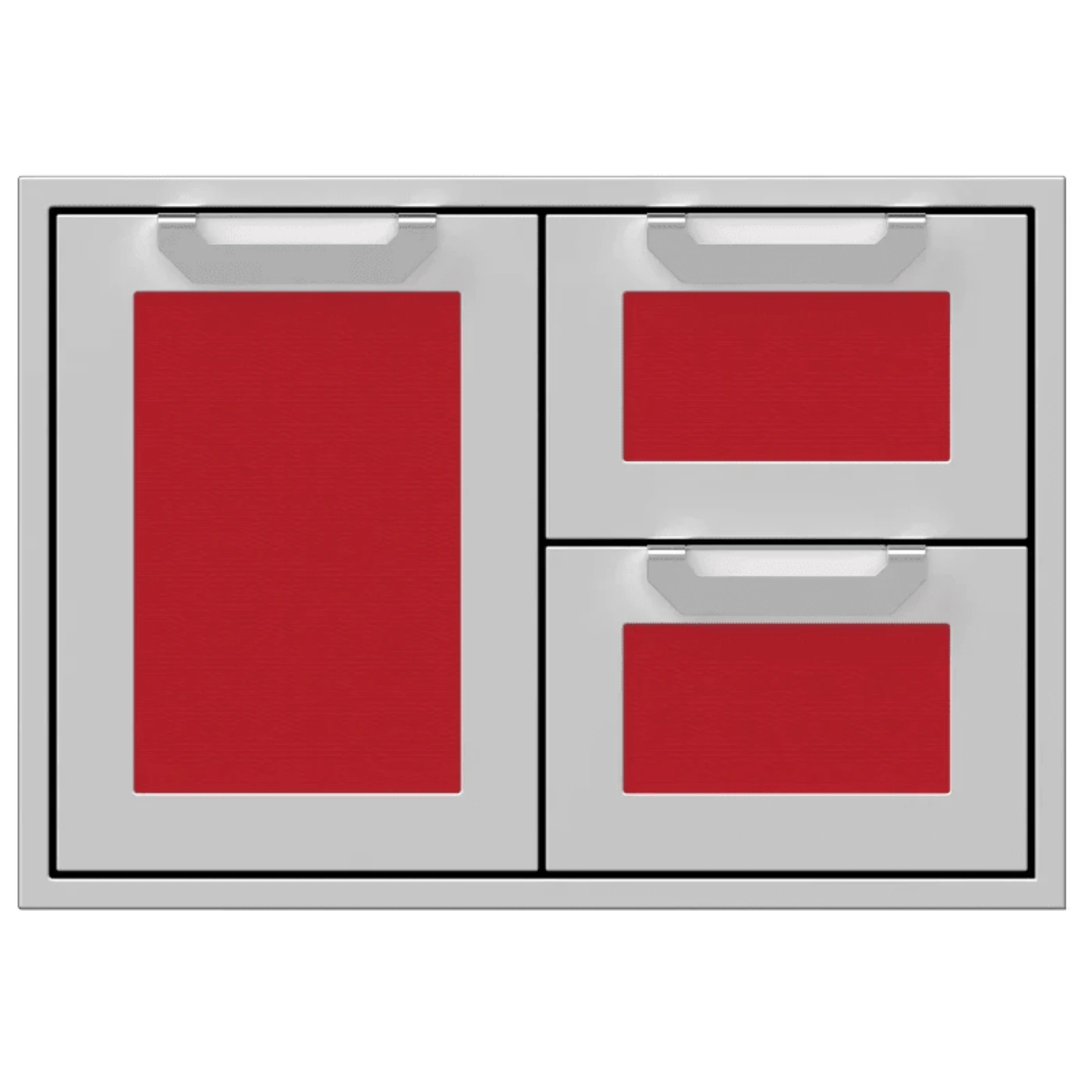 Hestan 30-Inch Double Drawer and Storage Door Combination - AGSDR30-SS