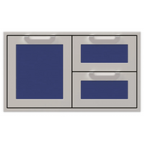 Hestan 36-Inch Double Drawer and Storage Door Combination - AGSDR36-SS