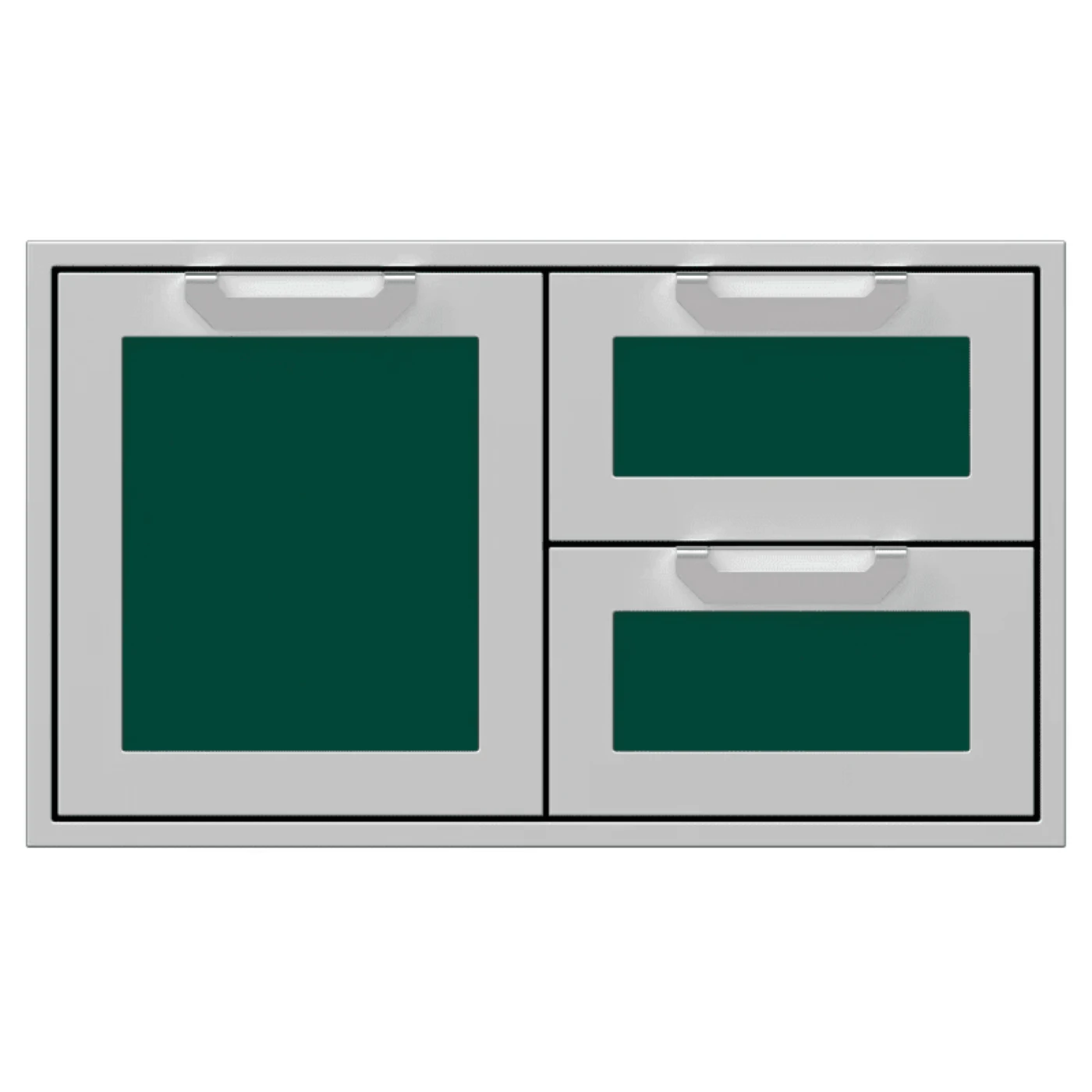 Hestan 36-Inch Double Drawer and Storage Door Combination - AGSDR36-SS
