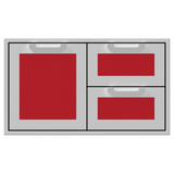 Hestan 36-Inch Double Drawer and Storage Door Combination - AGSDR36-SS