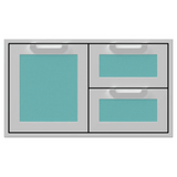 Hestan 36-Inch Double Drawer and Storage Door Combination - AGSDR36-SS