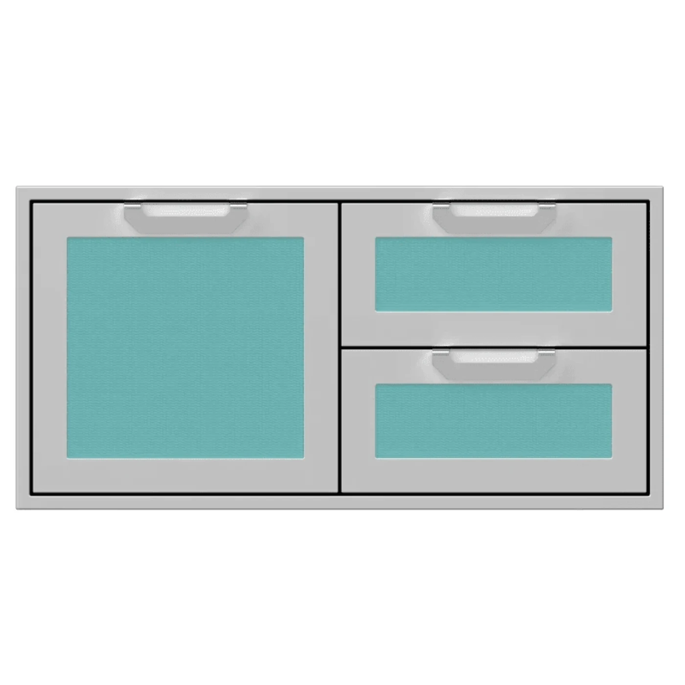 Hestan 42-Inch Double Drawer and Storage Door Combination - AGSDR42-SS